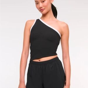 NWT - Abercrombie & Fitch - YPB Active Rib Asymmetrical Tank